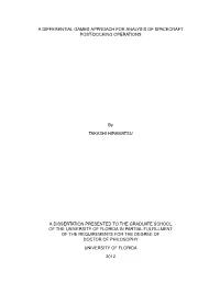 A Differential Games Approach for Analysis of Spacecraft Post-Docking Operations