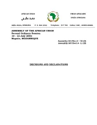 Decisions and Declarations(En)