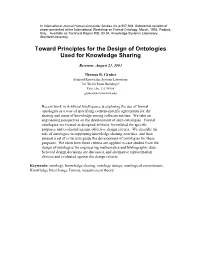 In Formal Ontology in Conceptual Analysis and Knowledge