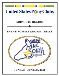 C Rally/Horse Trial Program