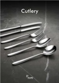 Cutlery CUTLERY Contents