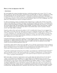 History of the Development of the ICD