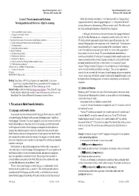 Lecture 5. Formal Semantics and the Lexicon. Meaning Postulates And