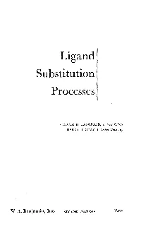Ligand Substitution Processes