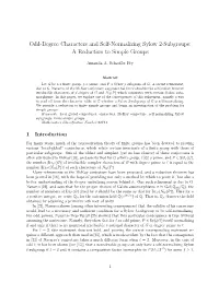Odd-Degree Characters and Self-Normalizing Sylow 2-Subgroups: a Reduction to Simple Groups