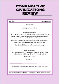 Full Issue Plus Individual Articles and Other Matters (In Pdf Form) As Contained in the Printed Version