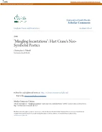 Hart Crane's Neo-Symbolist Poetics" (2006)