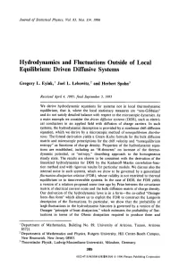 Hydrodynamics and Fluctuations Outside of Local Equilibrium: Driven Diffusive Systems