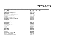 List of Section 18A Approved PBO's V1 0 7 Jan 04