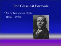 The Classical Formula