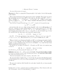 1. Milnor's Exotic 7-Sphere the Aim of This Section Is to Prove: Theorem 1.1