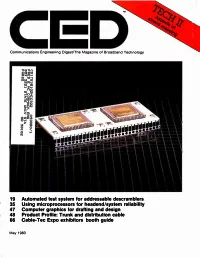 19 Automated Test System for Addressable Descramblers 35