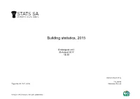 Building Statistics, 2015