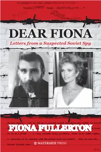 Dear Fiona: Letters from a Suspected Soviet