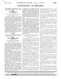Extensions of Remarks E691 EXTENSIONS of REMARKS