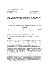 Study of Downstream Migrating Salmon Smolt in the River Rhine Using the NEDAP Trail System: 2006 and Preliminary Results 2007