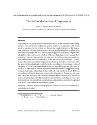 The Action Mechanism of Daptomycin