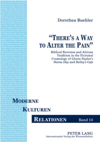 "There's a Way to Alter the Pain". Biblical Revision and African