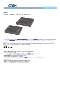 USB Displayport Dual View Hdbaset™ 2.0 KVM Extender (4K@100M for Single View)