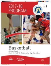 2018 4A Basketball Program