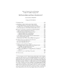 Do Patents Disclose Useful Information?