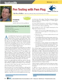 Pen Testing with Pwn Plug