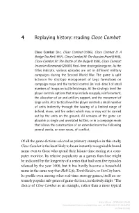Reading Close Combat 4