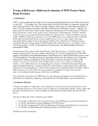 Terms of Reference Midterm Evaluation of WIN Project Siem Reap Province