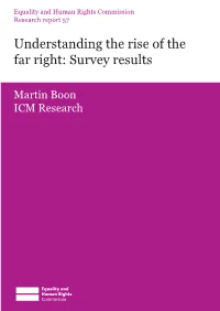Understanding the Rise of the Far Right: Survey Results