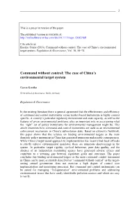 2016 Kostka Command Without Control Reg and Gov Preprint Version