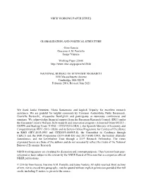Globalization and Political Structure