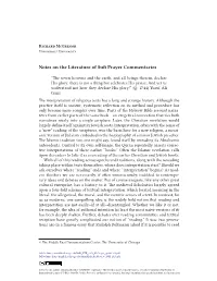 Notes on the Literature of Sufi Prayer Commentaries (MSR XVII, 2013)
