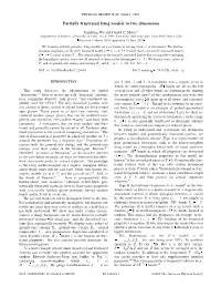 Partially Frustrated Ising Models in Two Dimensions