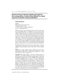 Enhancement of Industry Initiative Through the Zero-Energy Mass Custom Home Mission to Japan Experience Towards Commercialisation
