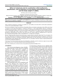 Effect of Meloxicam and Its Combination with Levofloxacin, Pazufloxacin, and Enrofloxacin on the Plasma Antioxidative Activity and the Body Weight of Rabbits