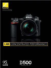 D500 Uses a Dedicated AF Micro Processing Unit to Swiftly Process the Vast Amounts of Image Data Delivered by Its 153 AF Points