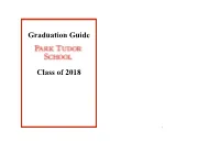 Graduation Guide Class of 2018