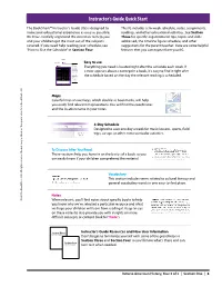 History E Instructor's Guide, 3-Week Sample