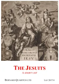 The Jesuits a Short List