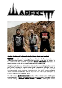 Crushing Swedish Metal with a Modernized, Yet Classic Thrash-Inspired Attack!