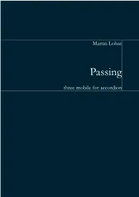 Passing Three Mobile for Accordion