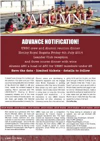 Advance Notification!