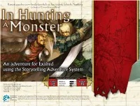 An Adventure for Exalted Using the Storytelling Adventure System