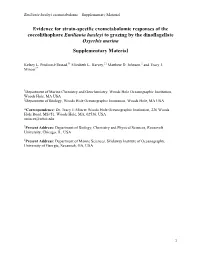 Evidence for Strain-Specific Exometabolomic Responses of The