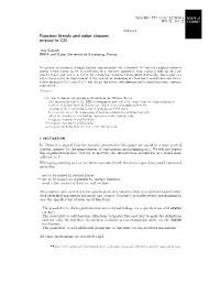 Function Literals and Value Closures Proposal for C23