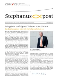 Stephanuspost Nr. 1