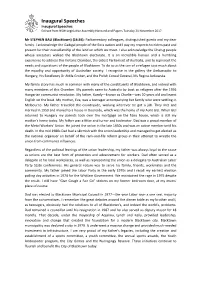 Stephen Bali Inaugural Speech.Pdf