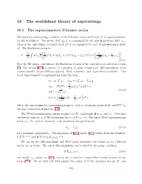 10 the Worldsheet Theory of Superstrings