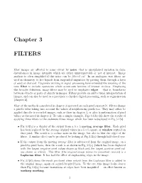 Chapter 3 FILTERS