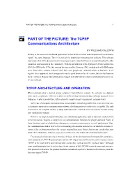 PART of the PICTURE: the TCP/IP Communications Architecture 1